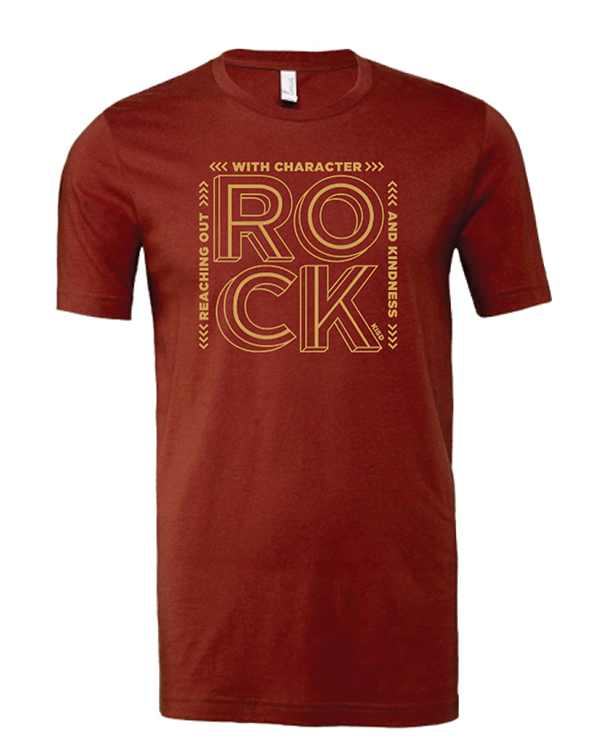 22 KISD ROCK 3001 Shirt Rust 1c Gold B