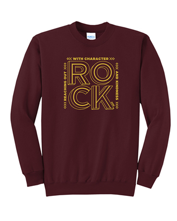 22 KISD ROCK PC78 Sweatshirt Maroon 2