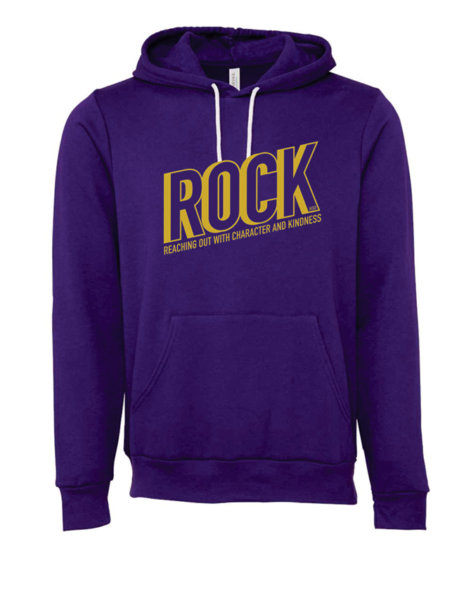 22 KISD ROCK School Color Hoodie Purple